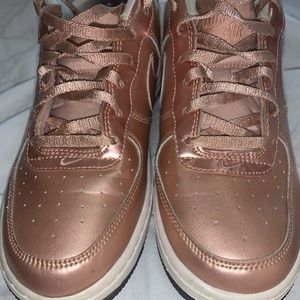 rose gold nike air force.